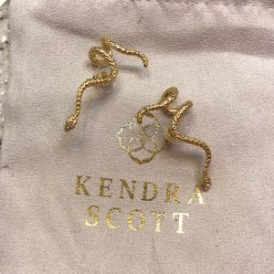 Kendra Scott Phoenix snake ear climbers
